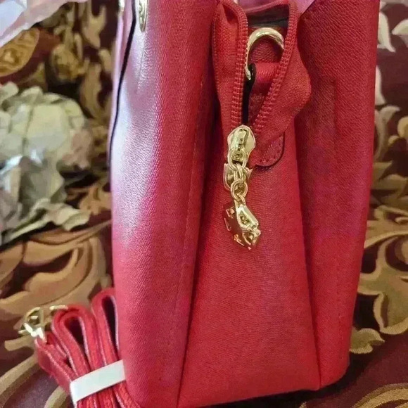 Unruly Daishu Red Casual Fashion Handbag w/butterfly Pendant Top Handle,... - Picture 5 of 5